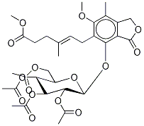 Mycophenolic acid methyl ester phenolic 6-(2,3,4,6-tetra-o-acetyl-beta-d-glucoside) Structure,1186295-42-0Structure