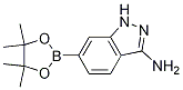 6-(4,4,5,5-Tetramethyl-1,3,2-dioxaborolan-2-yl)-3-amino-1h-indazole Structure,1187968-75-7Structure