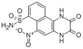 2,3-Dioxo-6-Nitro-1,2,3,4-tetrahydrobenzo[f]quinoxaline-7-sulfonamide Structure,118876-58-7Structure