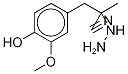 2-Hydrazino-alpha-(4-hydroxy-3-methoxybenzyl)propionitrile-d5 Structure,1189658-77-2Structure