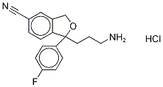 Rac didemethyl citalopram hydrochloride Structure,1189694-81-2Structure