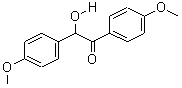 2-Hydroxy-1,2-bis(4-methoxyphenyl)；thanone Structure,119-52-8Structure