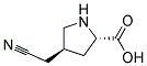 L-proline, 4-(cyanomethyl)-, trans-(9ci) Structure,119595-95-8Structure