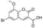 6-Bromo-8-methoxy-2-oxo-2H-chromene-3-carboxylic acid Structure,119686-34-9Structure