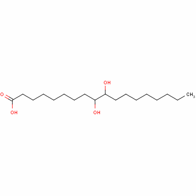 9,10-Dihydroxystearic acid Structure,120-87-6Structure