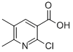 3-Pyridinecarboxylic acid, 2-chloro-5,6-dimethyl- Structure,120003-75-0Structure