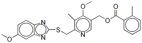 O-toluoyl-5-hydroxy omeprazole sulfide Structure,120003-78-3Structure