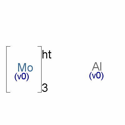 鋁化鉬結(jié)構(gòu)式_12003-72-4結(jié)構(gòu)式