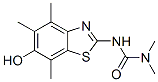 (9CI)-N-(6-羥基-4,5,7-三甲基-2-苯并噻唑)-N,N-二甲基-脲結(jié)構(gòu)式_120164-70-7結(jié)構(gòu)式