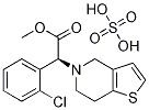 (S)-甲基 2-(2-氯苯基)-2-(6,7-二氫噻吩并[3,2-c]吡啶-5(4h)-基)乙酸酯硫酸鹽結(jié)構(gòu)式_120202-48-4結(jié)構(gòu)式