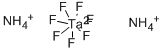 Ammonium heptafluorotantalate(V) Structure,12022-02-5Structure