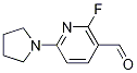 2-Fluoro-6-(pyrrolidin-1-yl)nicotinaldehyde Structure,1203499-23-3Structure