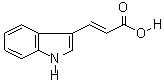 吲哚-3-丙烯酸結(jié)構(gòu)式_1204-06-4結(jié)構(gòu)式