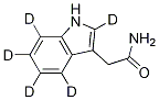 3-吲哚乙酰胺-D5結構式_1204700-53-7結構式