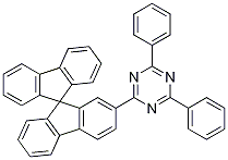 1,3,5-Triazine, 2,4-diphenyl-6-(9,9’-spirobi[9h-fluoren]-2-yl)- Structure,1207176-84-8Structure