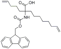 N-fmoc-2-amino-2-(pent-4-enyl)dec-9-enoic acid Structure,1211504-14-1Structure