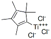 Pentamethylcyclopentadienyltitanium trichloride Structure,12129-06-5Structure