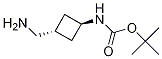 Trans-tert-butyl(3-(aminomethyl)cyclobutyl)carbamate Structure,1214727-57-7Structure