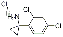 1-(2,4-Dichlorophenyl)cyclopropanamine hydrochloride Structure,1215415-04-5Structure