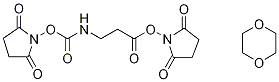 N-succinimidoxycarbonyl-beta-alanine n-succinimidyl ester 1,4-dioxane complex Structure,1215667-16-5Structure