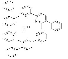 Iridium, tris[2-(6-methyl-5-phenyl-2-pyridinyl-n)phenyl-c]- Structure,1215692-54-8Structure