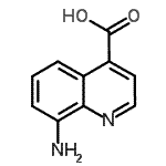 4-Quinolinecarboxylicacid,8-amino-(9ci) Structure,121689-23-4Structure