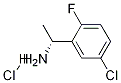 (1R)-1-(5-chloro-2-fluorophenyl)ethylamine-hcl Structure,1217464-96-4Structure