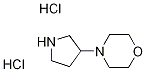 Morpholine, 4-(3-pyrrolidinyl)-, hydrochloride Structure,1219979-89-1Structure