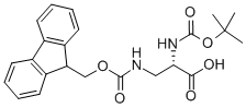 N-α-Boc-N-β-Fmoc-L-2,3-diamiopropionic acid Structure,122235-70-5Structure