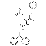 Fmoc-GLU-Obzl結(jié)構(gòu)式_122350-52-1結(jié)構(gòu)式