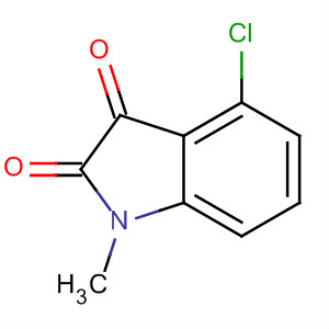 4-Chloro-1-methylisatin Structure,122750-24-7Structure