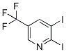 2,3-Diiodo-5-(trifluoromethyl)pyridine Structure,1227599-67-8Structure