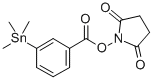 N-succinimidyl 3-(trimethylstannyl)benzoate Structure,122856-01-3Structure