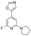 2-Fluoro-4-oxazol-5-yl-6-pyrrolidin-1-yl-pyridine Structure,1228665-97-1Structure