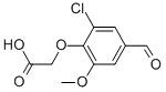 (2-Chloro-4-formyl-6-methoxyphenoxy)acetic acid Structure,123022-07-1Structure