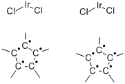 (Pentamethylcyclopentadienyl)iridium(III) chloride dimer Structure,12354-84-6Structure