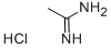 Ethanimidamide hydrochloride Structure,124-42-5Structure