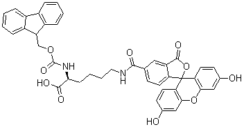 Fmoc-lys(5`-fam)-oh Structure,1242933-88-5Structure