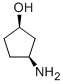 Cis-(3-Amino)cyclopentanol Structure,124555-42-6Structure