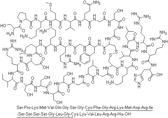 Nesiritide Structure,124584-08-3Structure