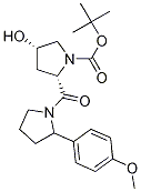 (2S,4s)-4-羥基-2-(2-(4-甲氧基苯基)吡咯烷-1-羰基)吡咯烷-1-羧酸叔丁酯結(jié)構(gòu)式_1246639-53-1結(jié)構(gòu)式