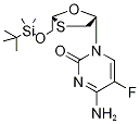 4-氨基-1-((2R,5S)-2-((叔-丁基二甲基硅烷基氧基)甲基)-1,3-氧硫雜環(huán)戊烷-5-基)-5-氟嘧啶-2(1H)-酮-13C,15N2結(jié)構(gòu)式_1246816-05-6結(jié)構(gòu)式