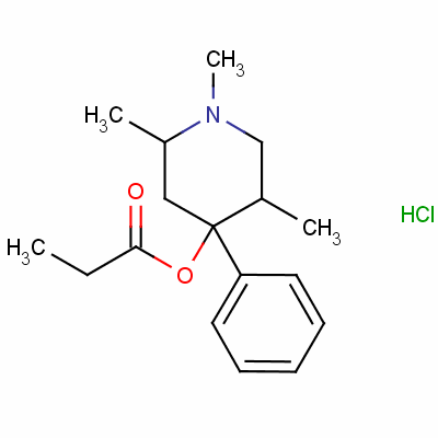 Trimeperidine Structure,125-80-4Structure