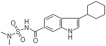 3-Cyclohexyl-n-[(dimethylamino)sulfonyl]-1h-indole-6-carboxamide Structure,1251033-29-0Structure