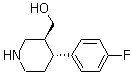 (3S,4R)-4-(4-Fluorophenyl)piperidine-3-methanol Structure,125224-43-3Structure