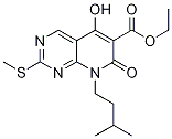 5-羥基-8-異戊基-2-(甲基硫代)-7-氧代-7,8-二氫吡啶并[2,3-d]嘧啶-6-羧酸乙酯結(jié)構(gòu)式_1253790-09-8結(jié)構(gòu)式