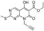 5-羥基-2-(甲基硫代)-7-氧代-8-(2-丙炔)-7,8-二氫吡啶并[2,3-d]嘧啶-6-羧酸乙酯結(jié)構(gòu)式_1253791-05-7結(jié)構(gòu)式