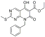 8-芐基-5-羥基-2-(甲基硫代)-7-氧代-7,8-二氫吡啶并[2,3-d]嘧啶-6-羧酸乙酯結構式_1253791-11-5結構式