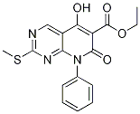 5-羥基-2-(甲基硫代)-7-氧代-8-苯基-7,8-二氫吡啶并[2,3-d]嘧啶-6-羧酸乙酯結(jié)構(gòu)式_1253791-97-7結(jié)構(gòu)式