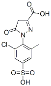 1-(2-Chloro-6-methyl-4-sulfophenyl)-5-oxo-4,5-dihydro-1h-pyrazole-3-carboxylic acid Structure,125437-42-5Structure